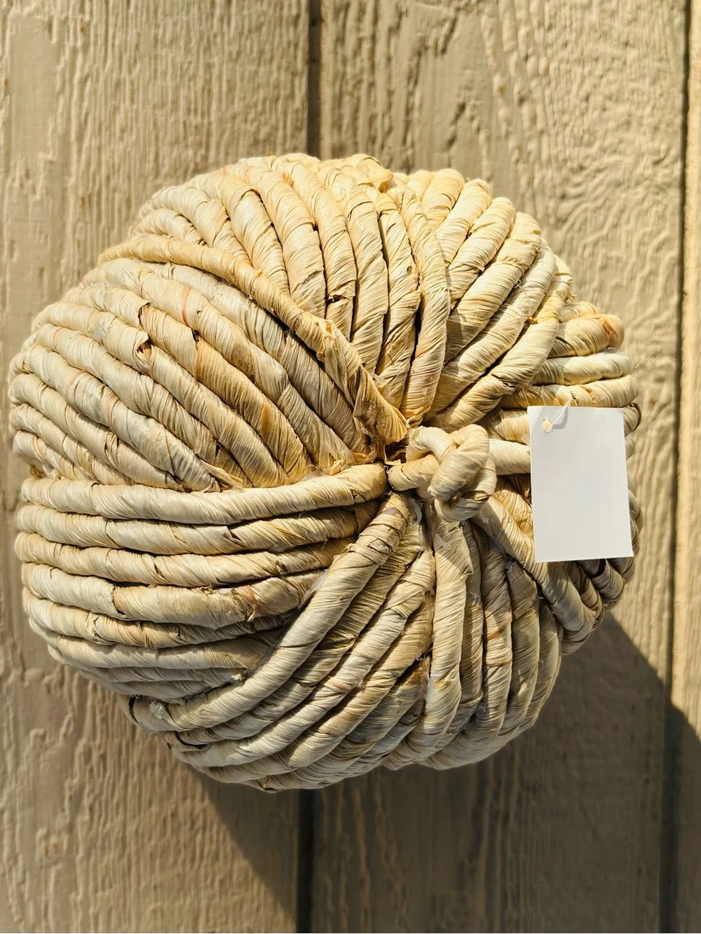 Hobby Lobby Braided Raffia Knot Accent - Cream